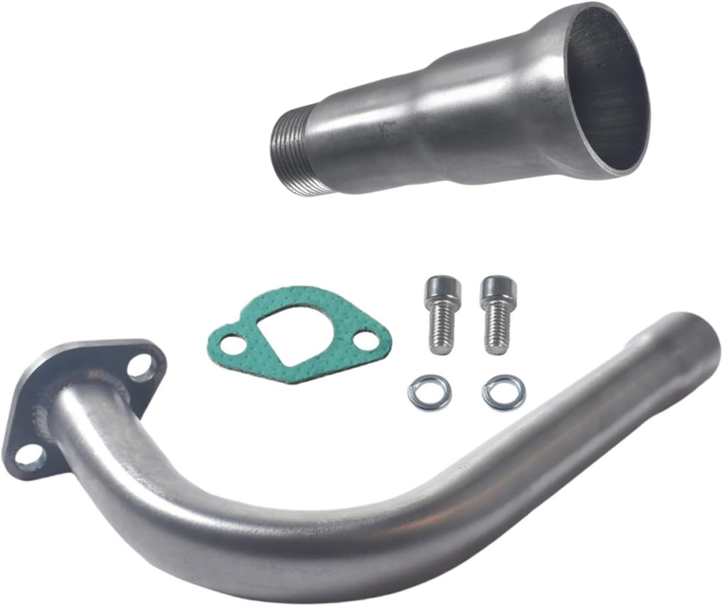 3 Stage Exhaust Header Pipe for Coleman CT200U BT200X Mini Bike,for GX – supermotorparts