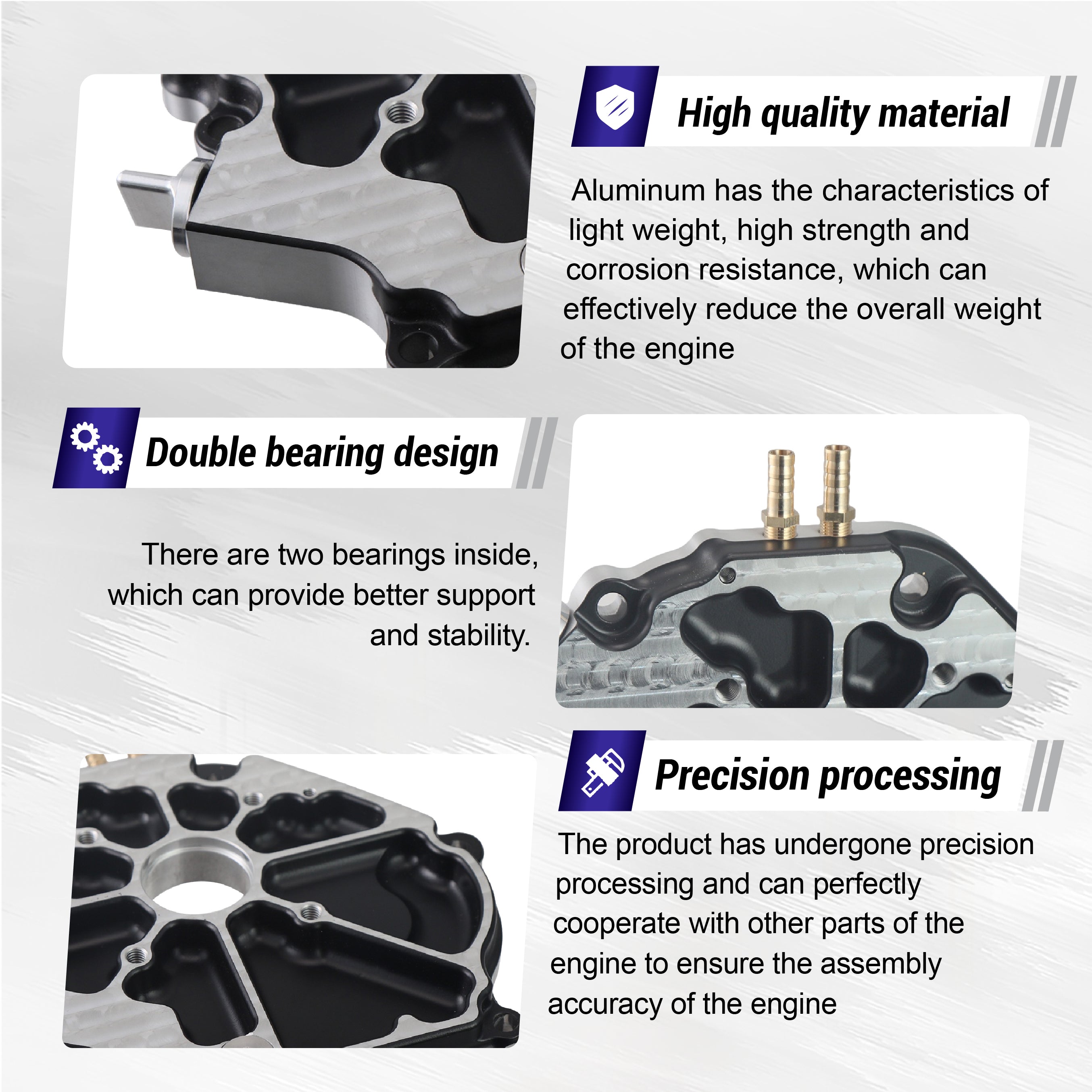 Dual Bearing Die-casting SideCover