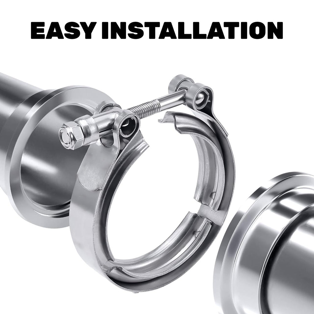 304 Stainless Steel V-Band Clamp with Male & Female Flange