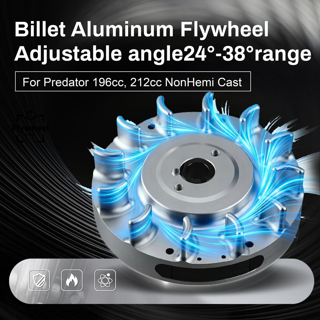 Flywheel Adjustable Timing 24°-38° Predator 196cc