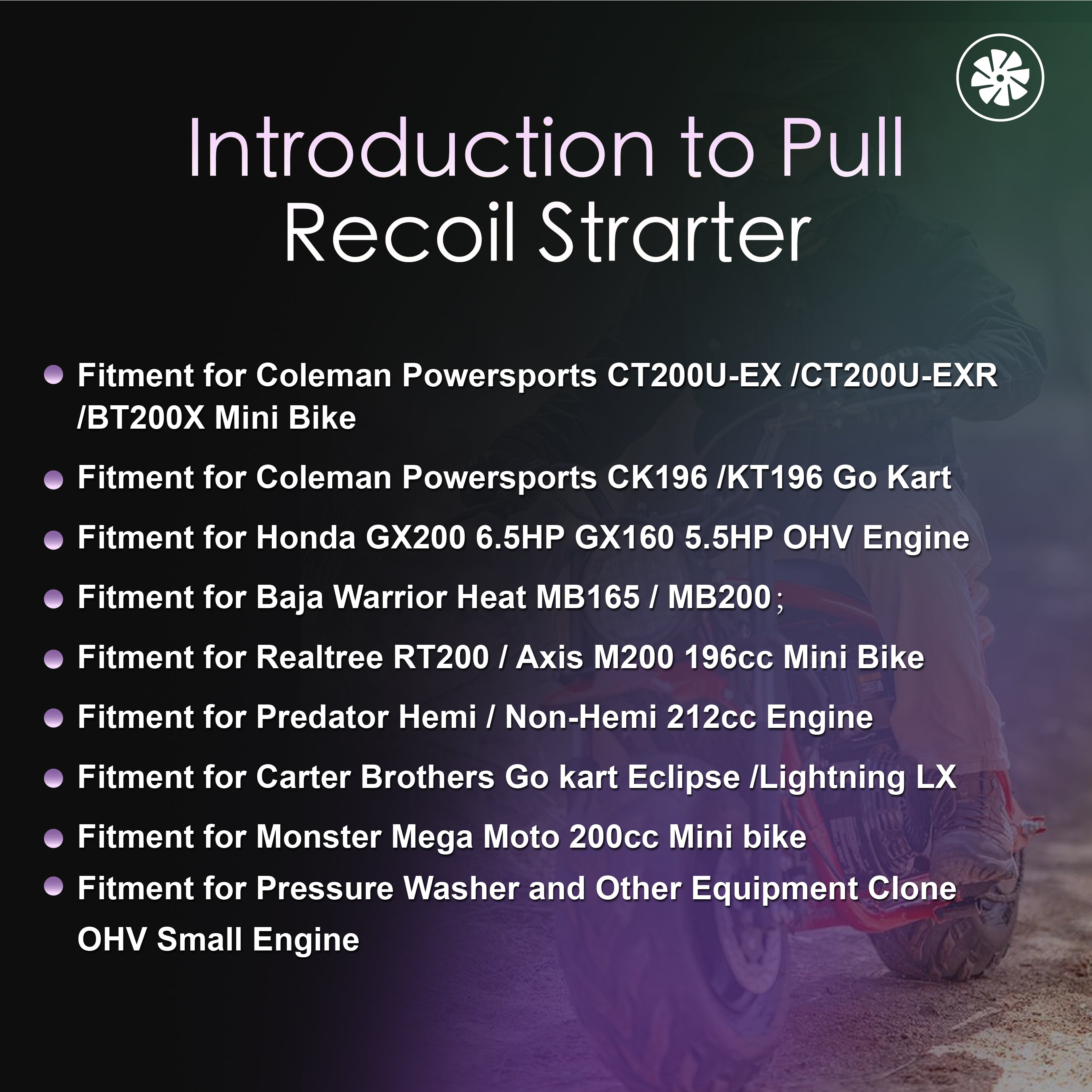 NEW Pull Recoil Starter