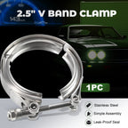 304 Stainless Steel V-Band Clamp with Male & Female Flange