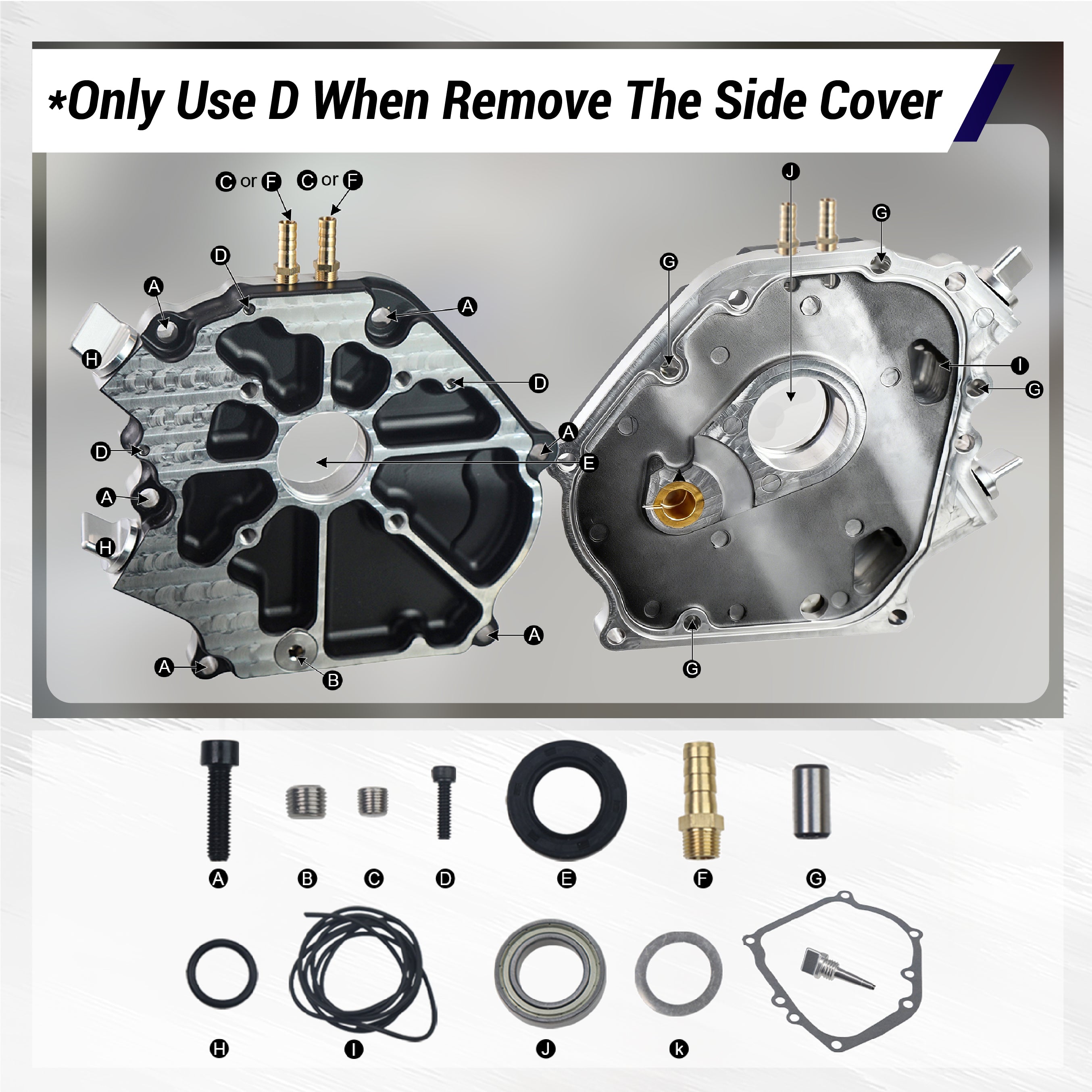 Dual Bearing Die-casting SideCover