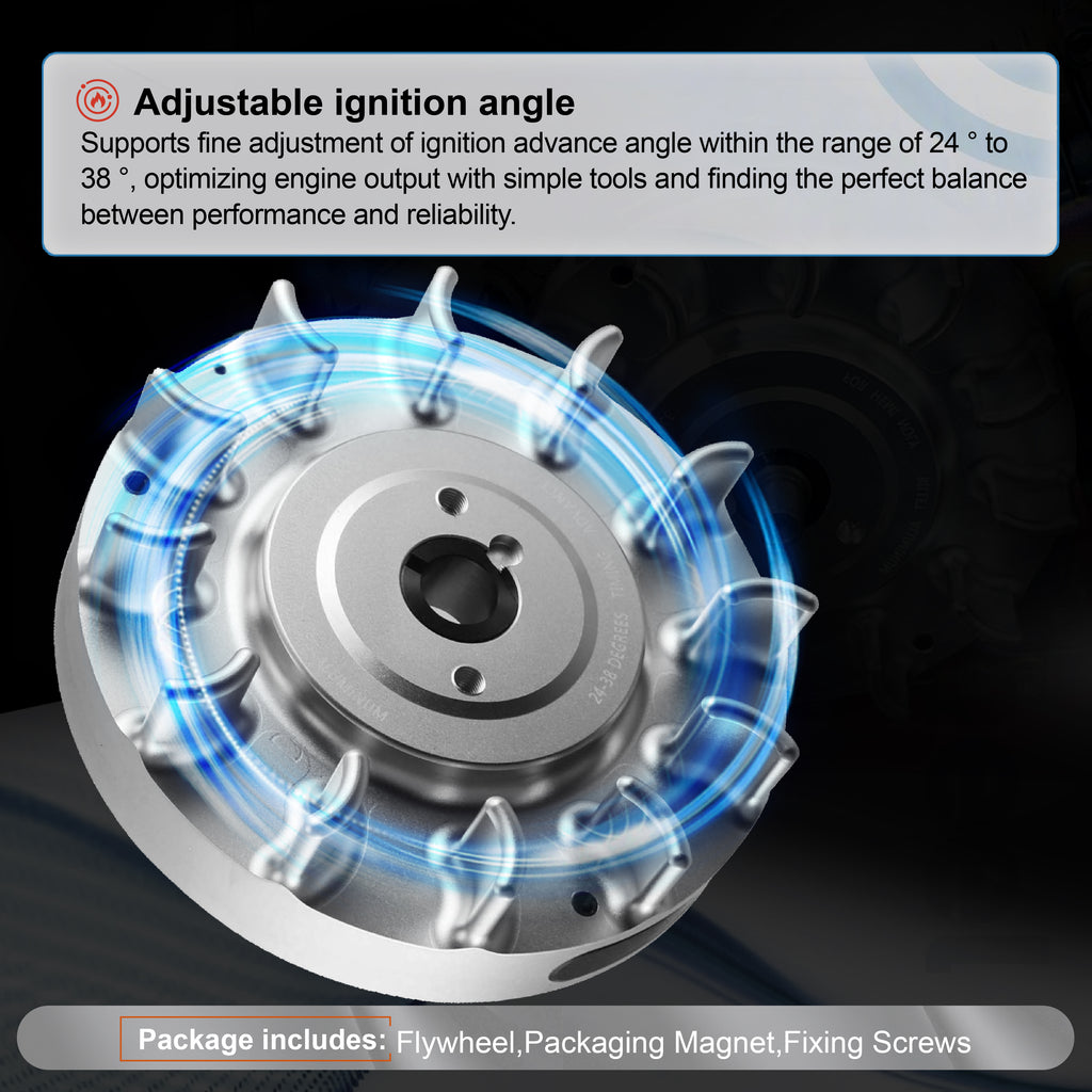 Flywheel Adjustable Timing 24°-38° Predator 196cc