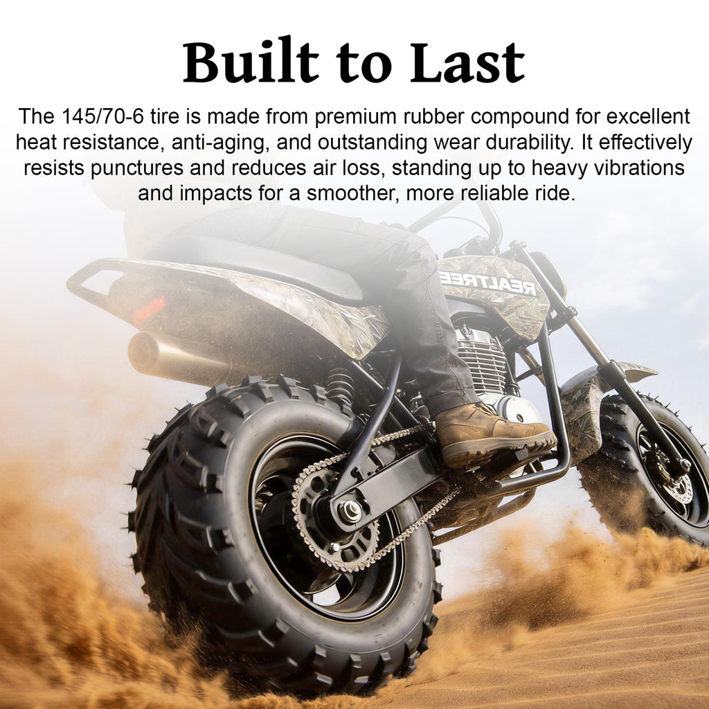 145/70-6 Tires Tubeless