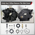 Dual Bearing Billet Side Cover Non-Hemi