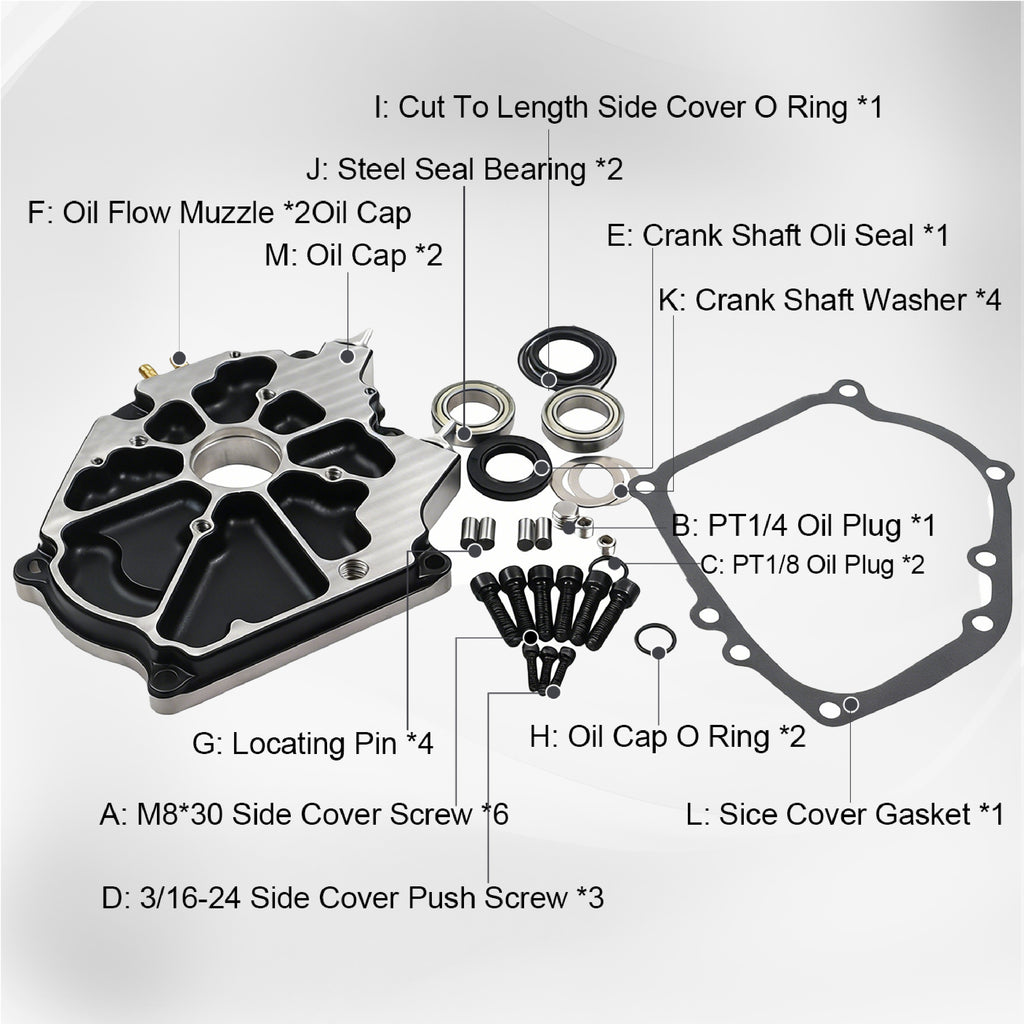 Dual Bearing Die-casting SideCover