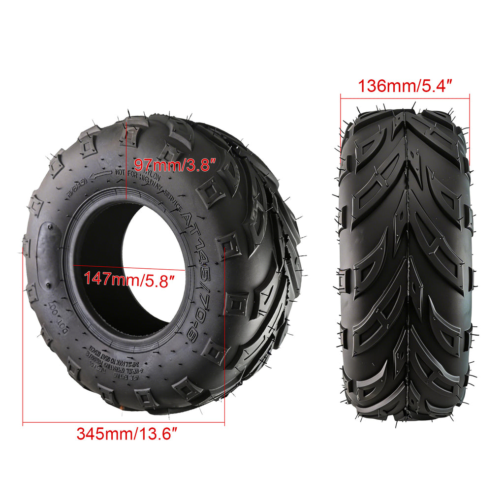 145/70-6 Tires Tubeless