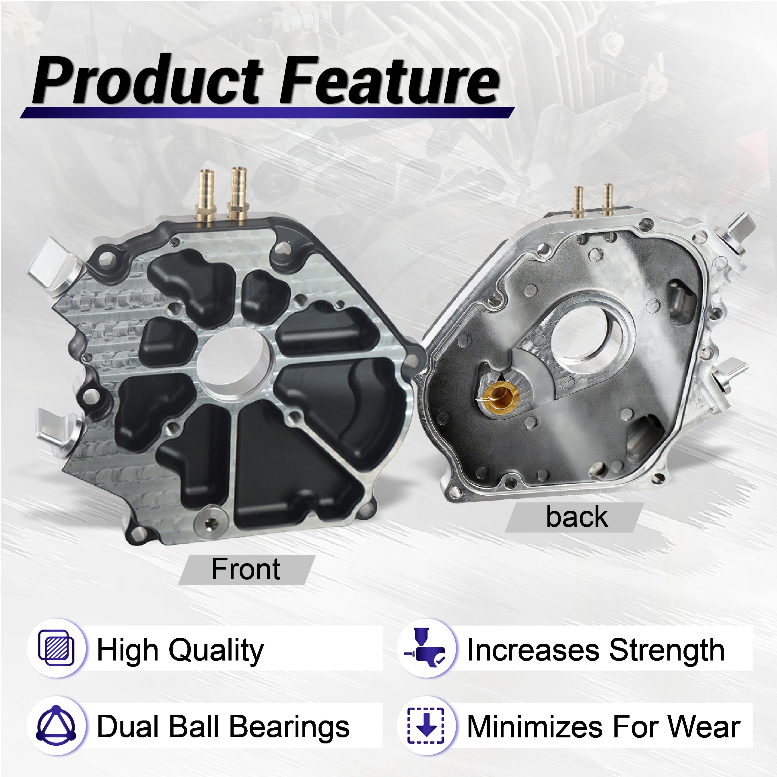 Dual Bearing Die-casting SideCover
