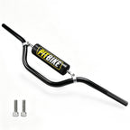 7/8" 22mm Dirt Pit Bike Handlebars with Crossbar & Foam Pad Black