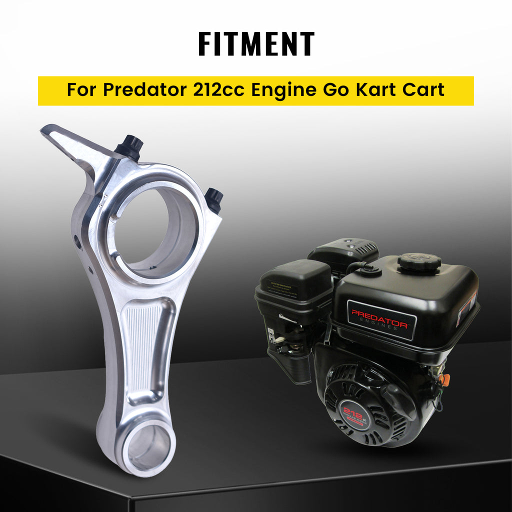 Forged Aluminum Connecting Rod (3.328"+.020) For Predator 212cc