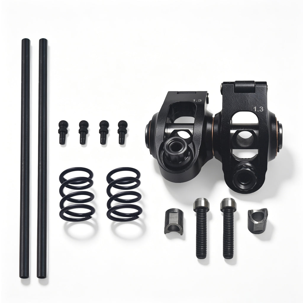 Ultra Light 1.3 Ratio Roller Rockers Kit For Predator 212cc Non Hemi For Honda GX200 Clone Engines with Chromoly Pushrods and Valve Springs