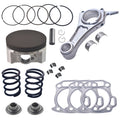 Billet Rod（3.308）70mm Ceramic Coated Flat Top Piston .550 with 18lb Valve Spring Kit for the Harbor Freight Predator 212cc Hemi and Non-Hemi versions Engine Minibike Go Kart Cart