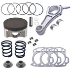 Billet Rod（3.308）70mm Ceramic Coated Flat Top Piston .550 with 18lb Valve Spring Kit for the Harbor Freight Predator 212cc Hemi and Non-Hemi versions Engine Minibike Go Kart Cart