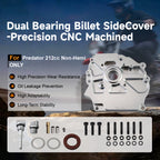 Upgraded Dual Bearing Billet Aluminum Sidecover