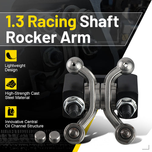 1.3 Ratio Rocker Arms w/Stainless Steel Valves 26lb Springs for Predator 212cc Non-Hemi