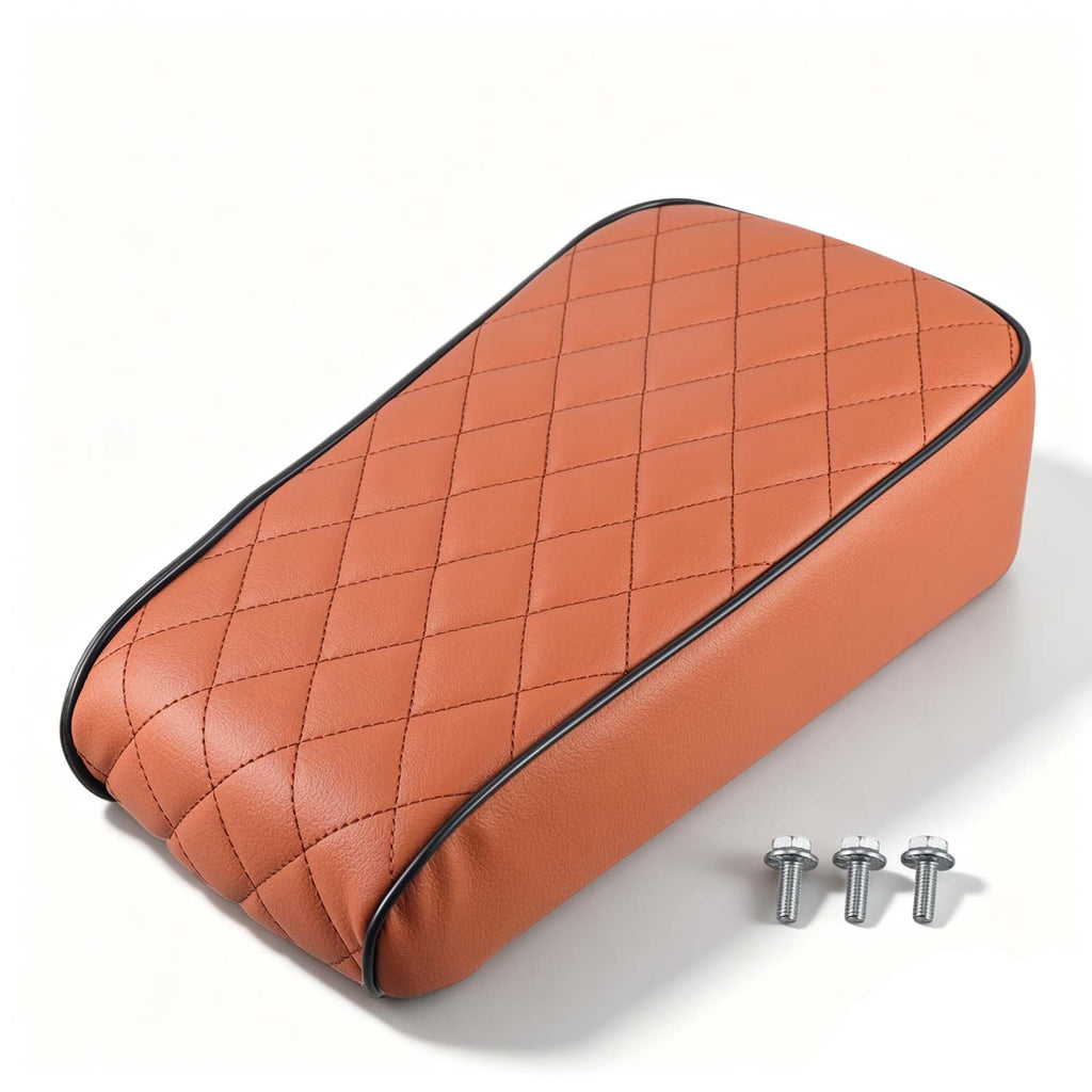 Brown Diamond-Stitch Mini Bike Seat CT100U 79-100cc