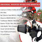 VM22 Carburetor Kit For Coleman Baja CT200U BT200X Mini bike 196 Clones KT196