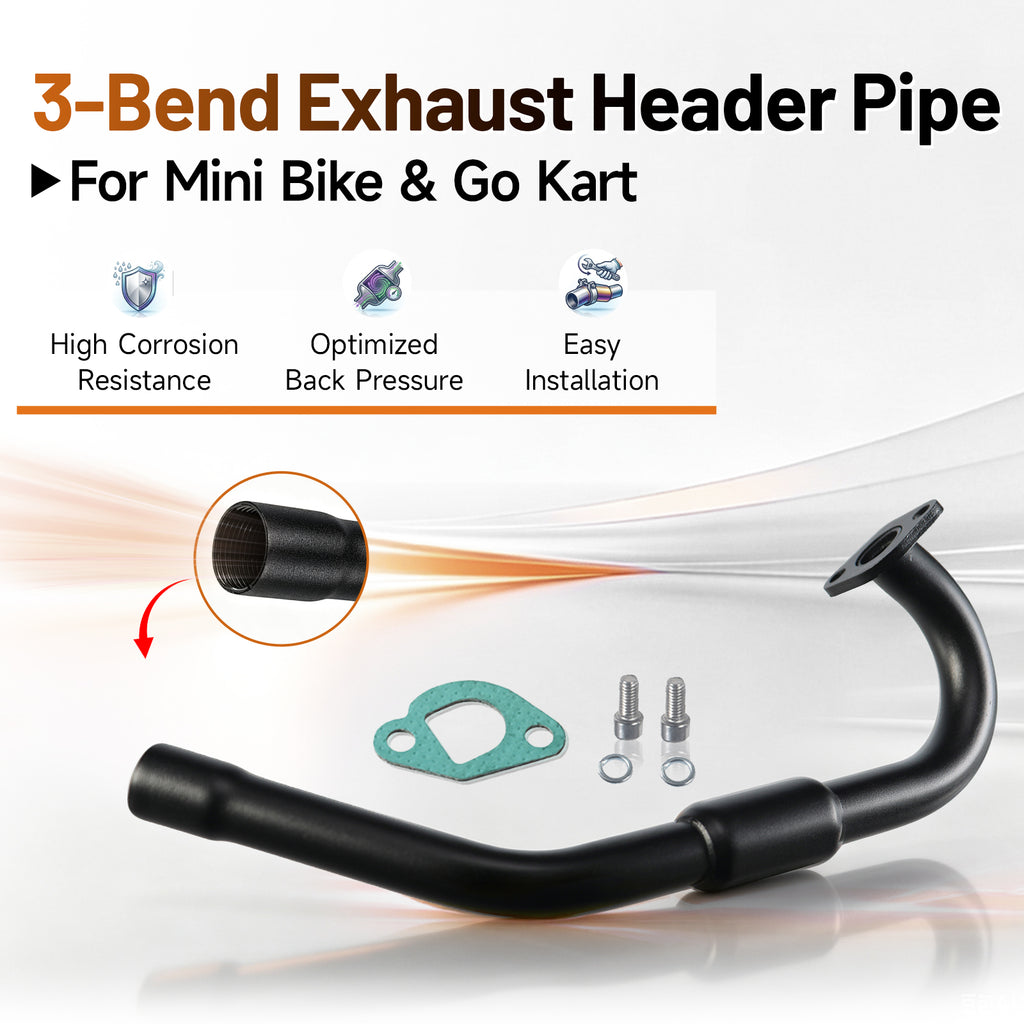 Exhaust Pipe For Predator 212cc Mini Bike Go Kart
