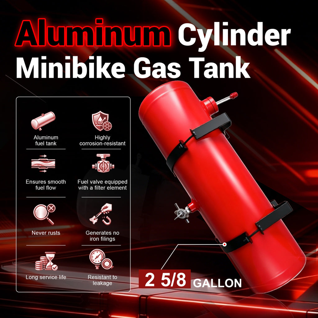 2 5/8 Gallon 6 x 24" Mini Bike Gas Tank