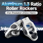 Aluminum 1.3 Ratio Roller Rockers For Predator 212cc Hemi Silver
