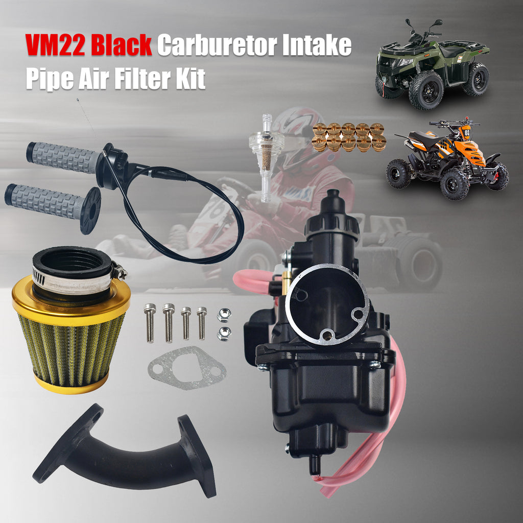 VM22 Yellow Carburetor Intake Air Filter For Honda GX200 GX160 CT200U Go Kart