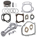Billet Rod（3.323） Kit 70mm Ceramic Coated Flat Top Piston .550 for Honda GX200 Clone Engine