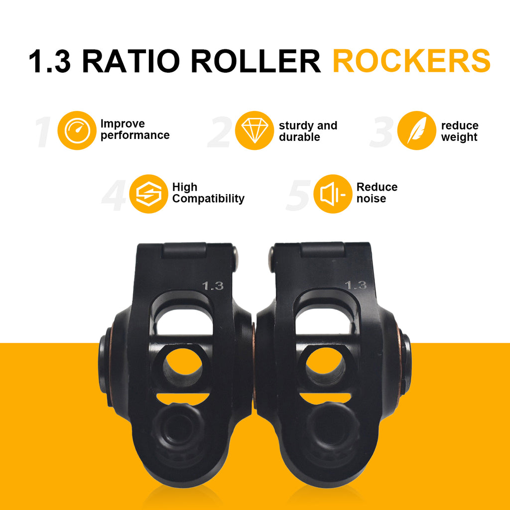 Ultra Light, 1.3 Ratio Roller Rockers For Honda GX160/200, 196cc Clone, Predator 212cc Non-Hemi