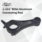 3.303" Billet Aluminum Connecting Rod With 70mm Ceramic Coated Flat Top Piston .550 Gaskets For Honda GX200 Clone Engines Go Kart Parts