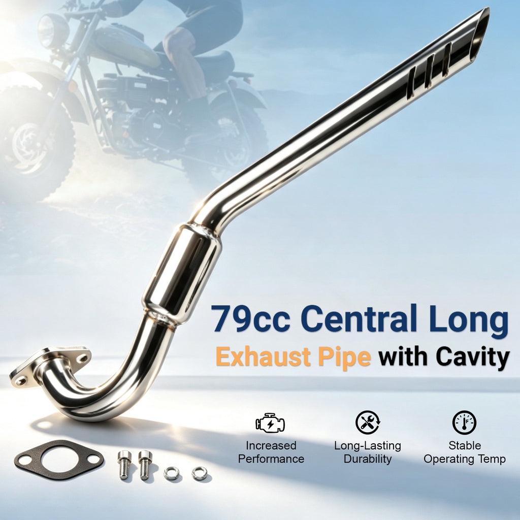 Central 98cc Exhaust Pipe For FRP GMB100 Coleman CT100U