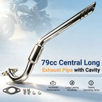 Central 98cc Exhaust Pipe For FRP GMB100 Coleman CT100U
