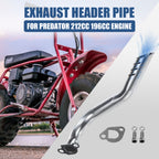 Exhaust Pipe Header 212cc 224cc