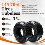 145/70-6 Tires Tubeless for Coleman CT100U