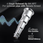 4 Stage Exhaust tip 3/4 NPT