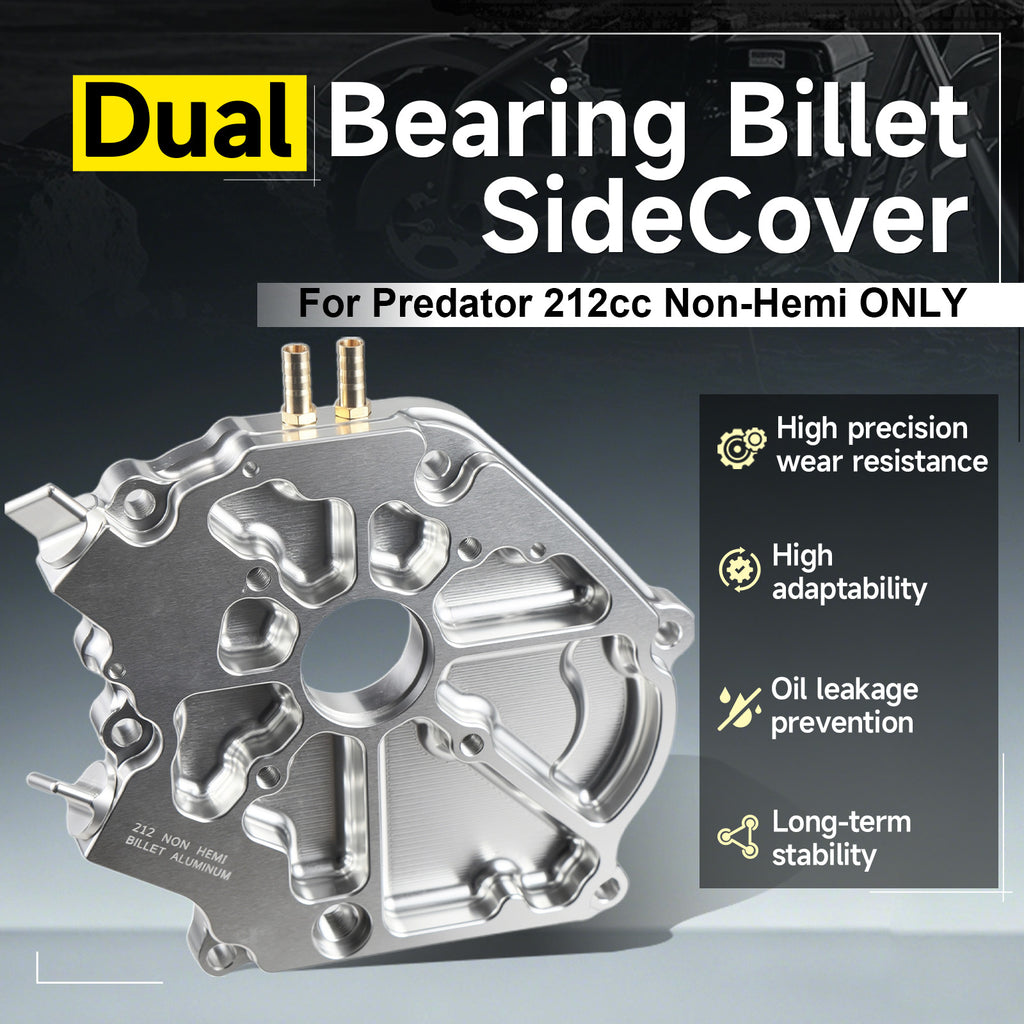 Dual Bearing Billet Side Cover Non-Hemi
