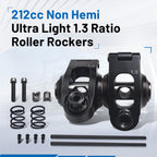 Ultra Light 1.3 Ratio Roller Rockers Kit For Predator 212cc Non Hemi For Honda GX200 Clone Engines with Chromoly Pushrods and Valve Springs