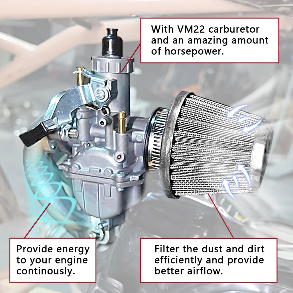 VM22 Inverted Manifold Carburetor For Honda Gx160 GX200 Engine CT200U BT200X