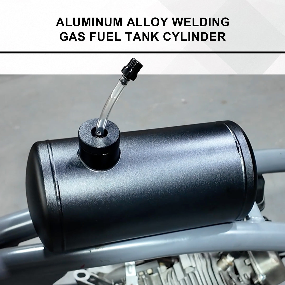 10" x 4.5" Aluminum Fuel Tank for 196cc/212cc Mini Bikes & Go Karts