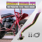 Exhaust Pipe Header 212cc 224cc