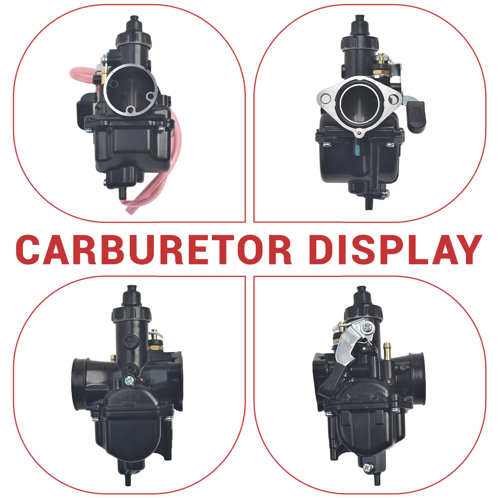 VM22 Carburetor Kit For Coleman Baja CT200U BT200X Mini bike 196 Clones KT196