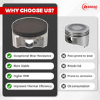 Billet Rod（3.328） Kit 70mm Ceramic Coated Flat Top Piston .550 for the Harbor Freight Predator 212cc Hemi and Non-Hemi versions Engine.