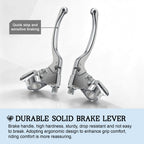 22mm 7/8" Left Brake Handle Clutch Lever Perch for Minibike Pit Dirt Bike