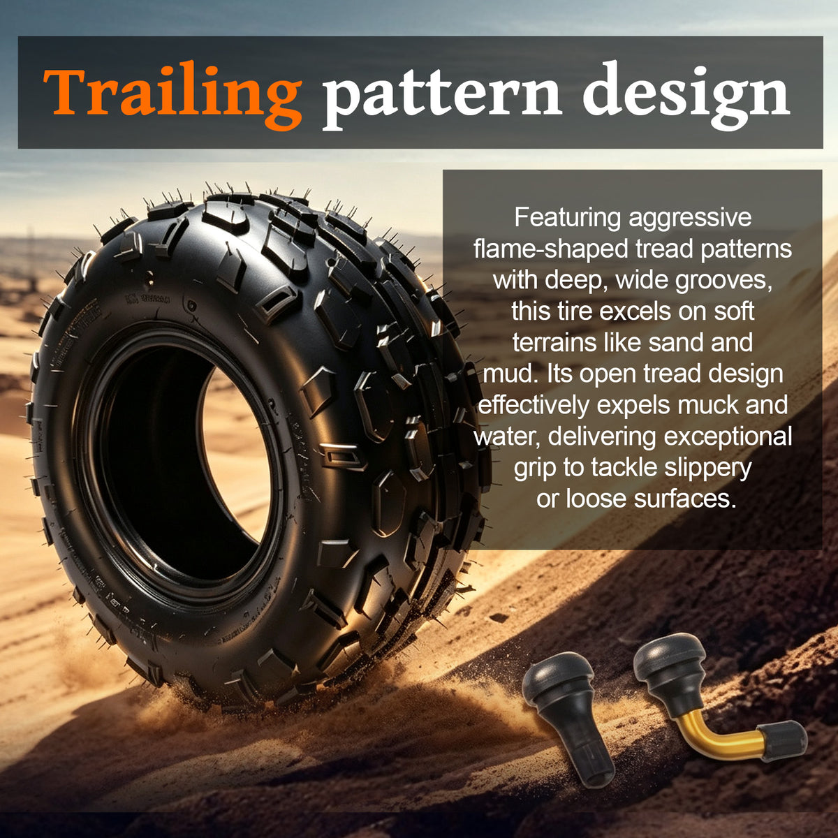 145/70-6 Tires Tubeless for Coleman CT100U