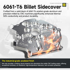 Dual Bearing Billet Side Cover Non-Hemi
