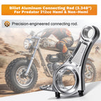 Billet Aluminum Connecting Rod (3.348") For Predator 212cc Hemi & Non-Hemi