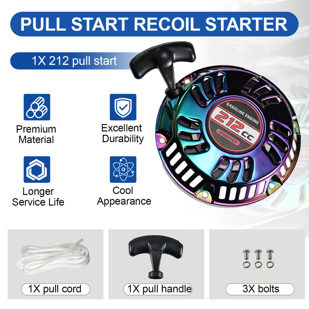 Upgrade Pull Start Recoil Starter for Predator 212cc