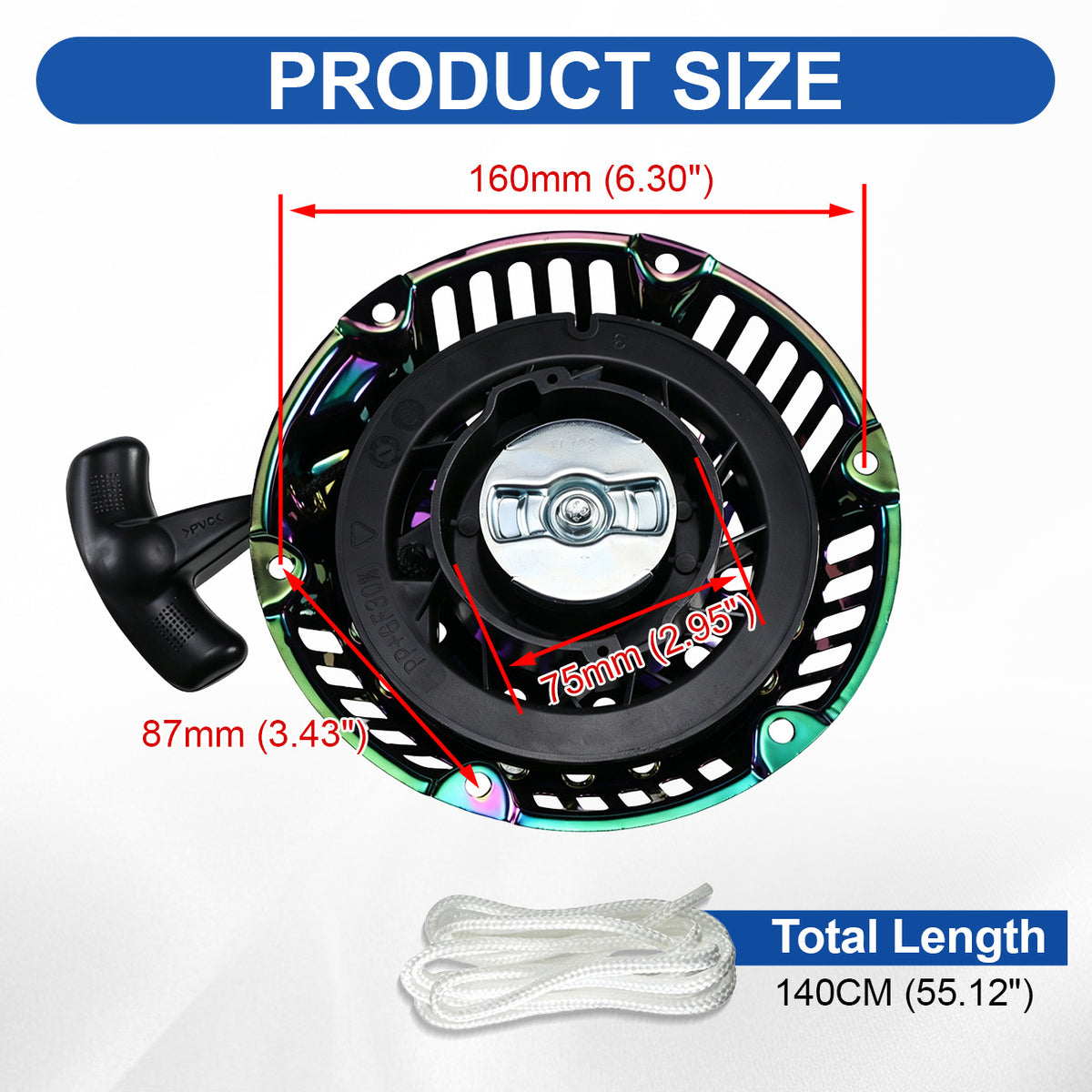 Upgrade Pull Start Recoil Starter for Predator 212cc
