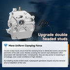 Upgraded Dual Bearing Billet Aluminum Sidecover