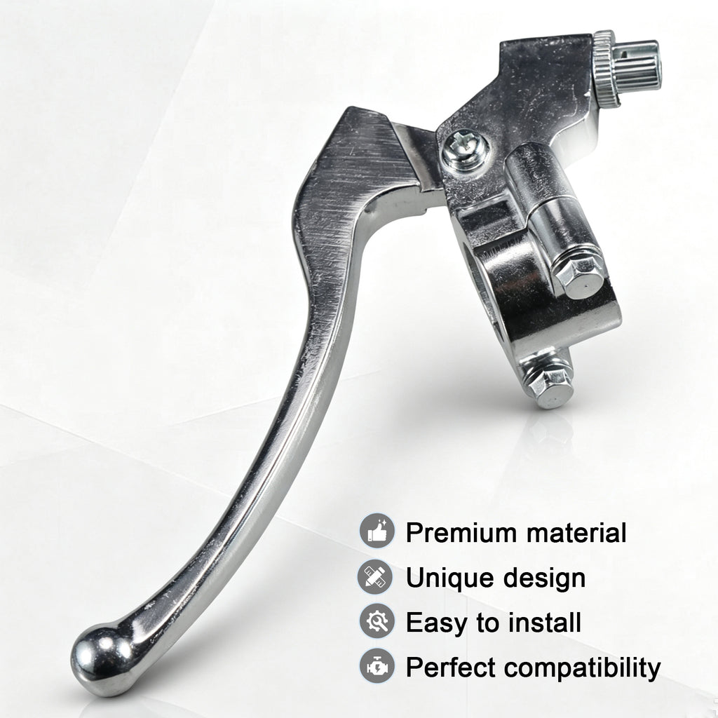 22mm 7/8" Left Brake Handle Clutch Lever Perch for Minibike Pit Dirt Bike