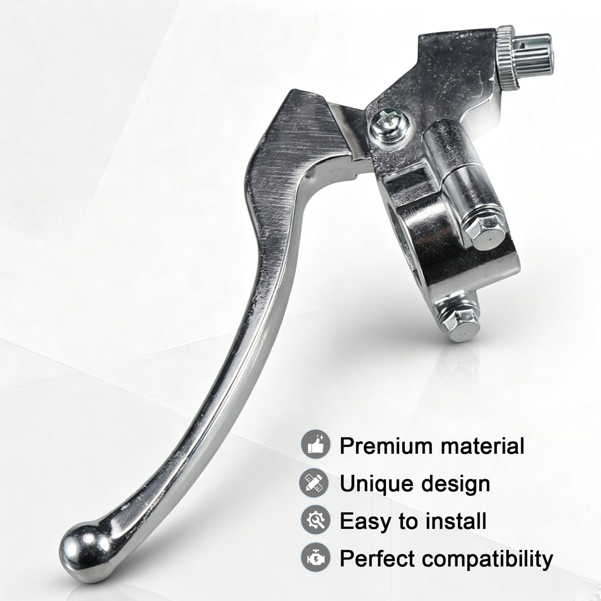 22mm 7/8" Left Brake Handle Clutch Lever Perch for Minibike Pit Dirt Bike